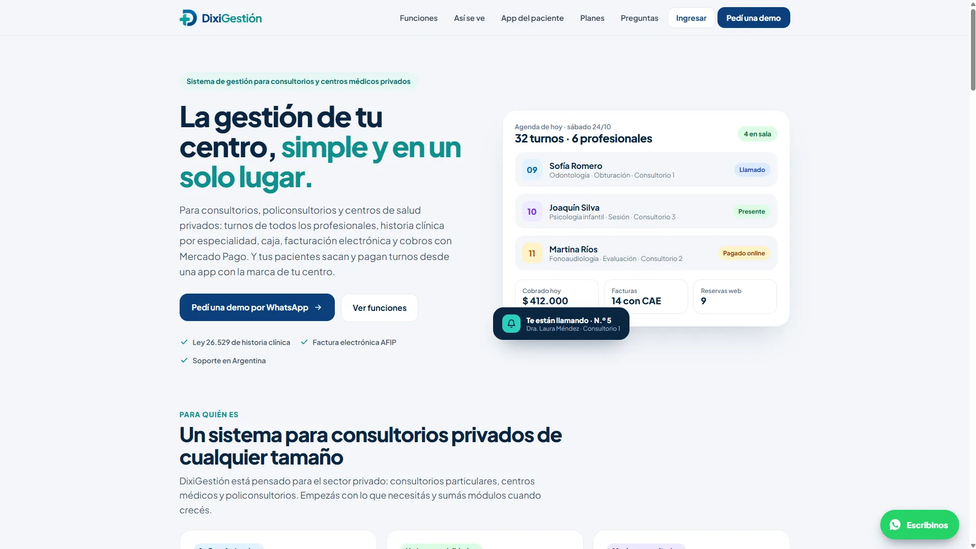 Captura de DixiGestion