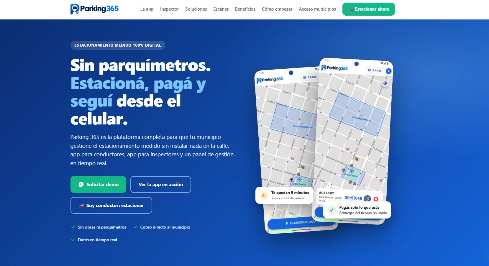 Captura de Parking 365